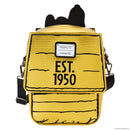 Peanuts 75th Anniversary Snoopy Sleeping Doghouse Crossbody Bag