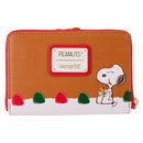 Peanuts Snoopy Gingerbread Wreath Scented Zip Around Wallet
