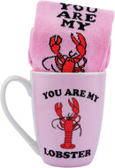 Friends Lobster Mug And Socks Gift Set