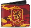 Harry Potter Gryffindor Crest Camo Bi-Fold Wallet