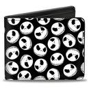 Nightmare Before Christmas Jack Skellington Expressions Bi-Fold Wallet