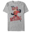 The Incredibles This Dad is Incredible Men's Gray Heather Shirt