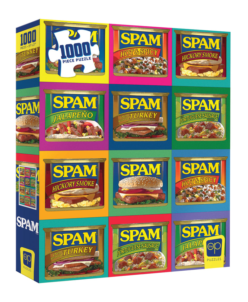 SPAM Sizzle. Pork. and. Mmm. 1000 Piece Jigsaw Puzzle | Officially Licensed SPAM Merchandise | Collectible Puzzle Featuring Favorite Canned Meat