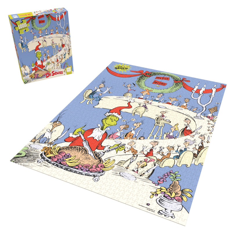 Dr. Seuss "The Grinch Feast" Jigsaw Puzzle, 1000-Pieces