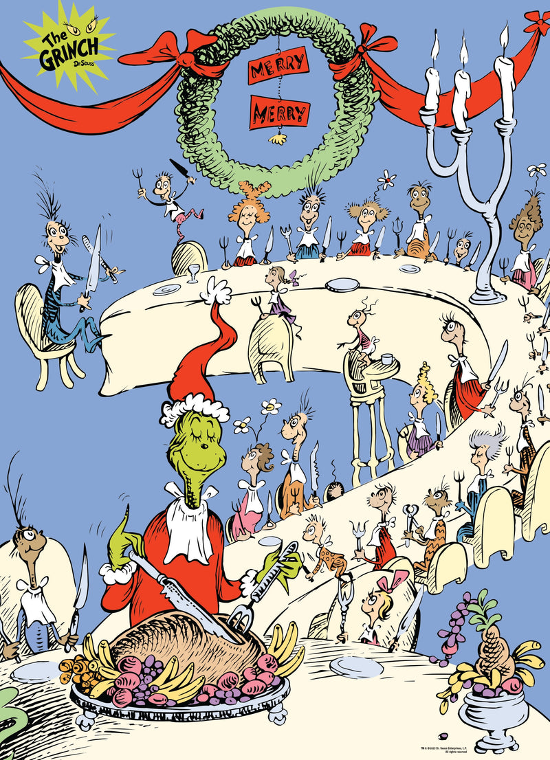 Dr. Seuss "The Grinch Feast" Jigsaw Puzzle, 1000-Pieces