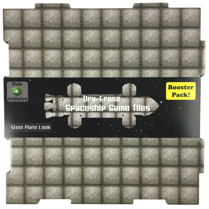 Dry-Erase Dungeon Tiles, Steel Plate, Booster Pack