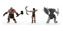 Characters of Adventure: Orcs Group of 3 - Set B - Archer, Paladin, Battlemaster