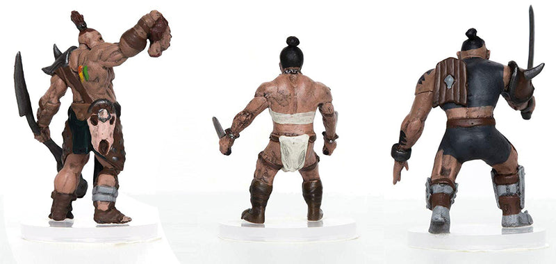 Orcs Group of 3 - Set C - Eviscerator, Shaman, Warrior - 28mm Plastic Minis