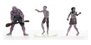 Zombies Group of 3 - Set B - Basher, Reacher, Peasant - 28mm Plastic Minis