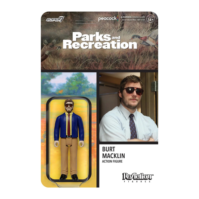 Parks and Recreation ReAction Figure: Andy Dwyer as Burt Macklin, 3.75"
