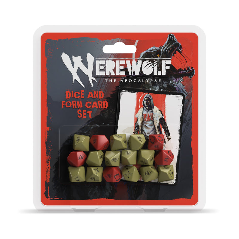 Werewolf: The Apocalypse (5th Edition) Roleplaying Game Dice and Form Card Set