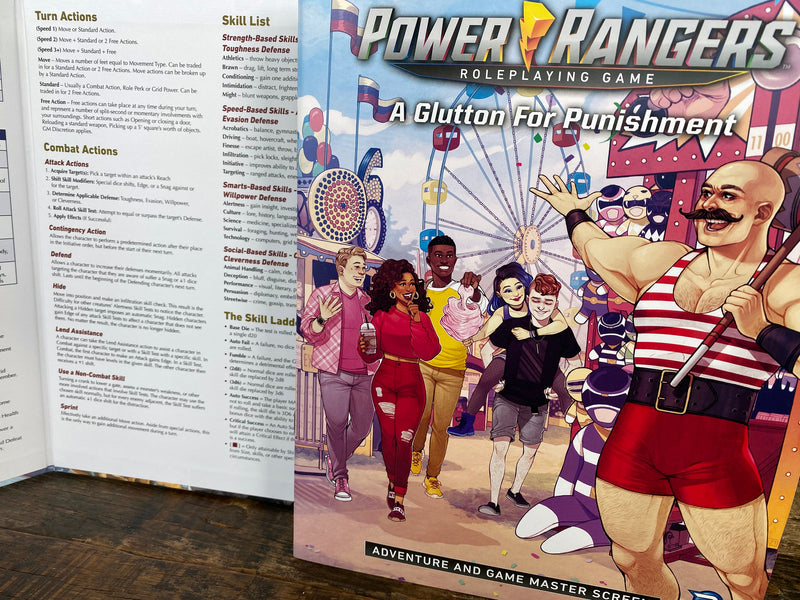 Power Rangers RPG: A Glutton for Punishment Adventure & GM Screen