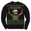 Rick & Morty Boom Pickle Rick Adult Ugly Christmas Sweater