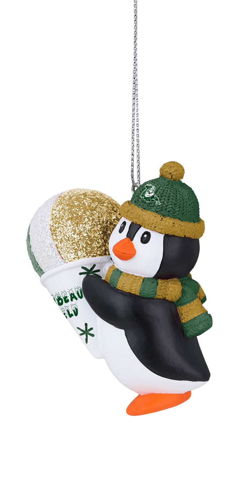 Green Bay Packers Penguin Snowcone Ornament