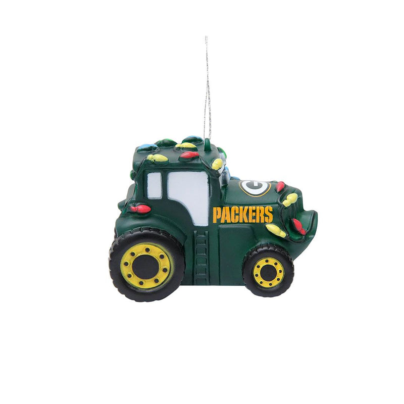Green Bay Packers Vinyl Tractor Ornament