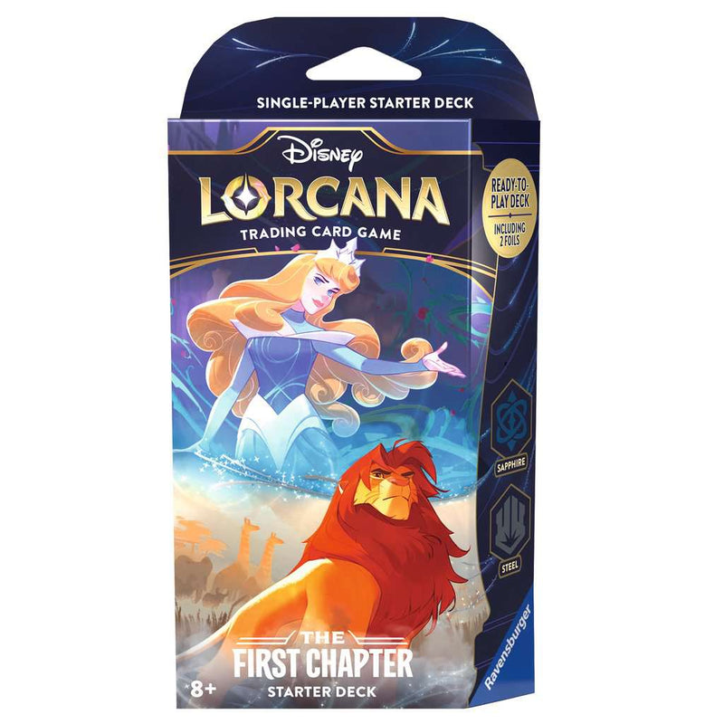 Disney Lorcana TCG: The First Chapter Starter Deck:  Sapphire & Steel