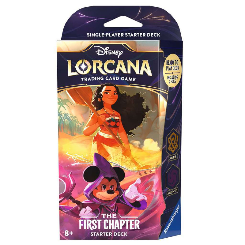 Disney Lorcana TCG: The First Chapter Starter Deck:  Amber & Amethyst