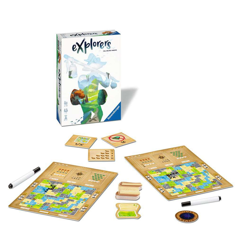 Explorers-Ravensburger  – An Easy to Learn Flip and Write Strategy Game