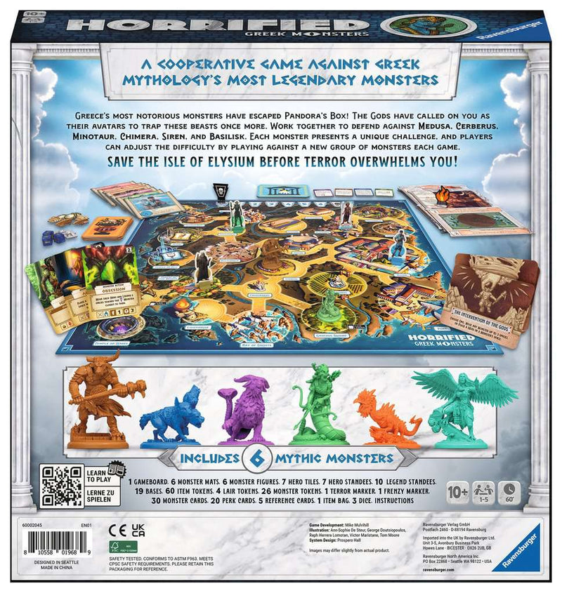 Horrified: Greek Monsters Board Game