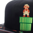 Super Mario 8-Bit Flat Bill Snapback