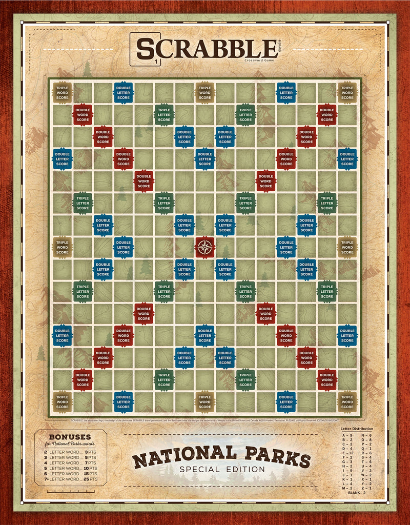 SCRABBLE: National Parks Edition