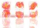 D6 Dice - Sharp Flamingo