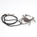 Black Widow Snowglobe D20 Necklace