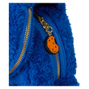 Sesame Street Cookie Monster Plush Cosplay Mini Backpack With Coin Bag