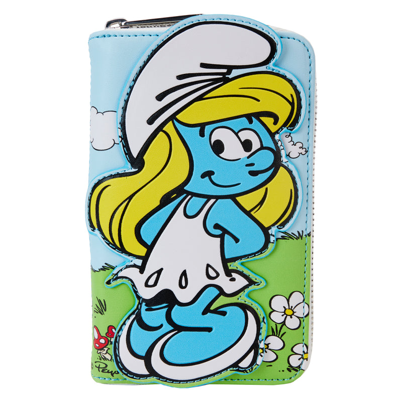 The Smurfs Smurfette Cosplay Zip Around Wallet