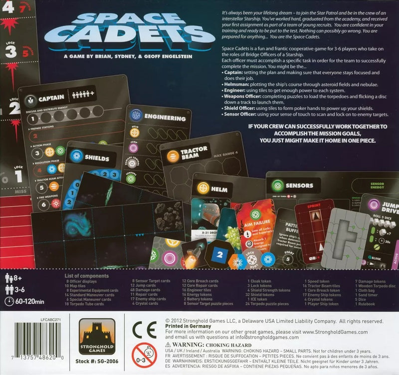 Space Cadets Board Game
