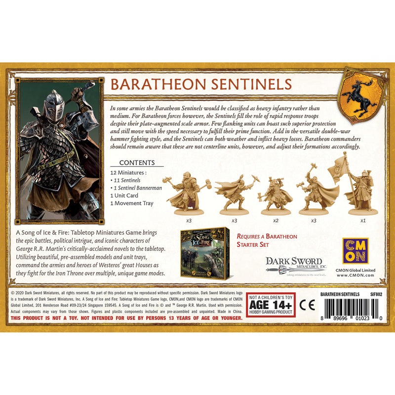 A Song of Ice & Fire: Baratheon Sentinels Unit Box