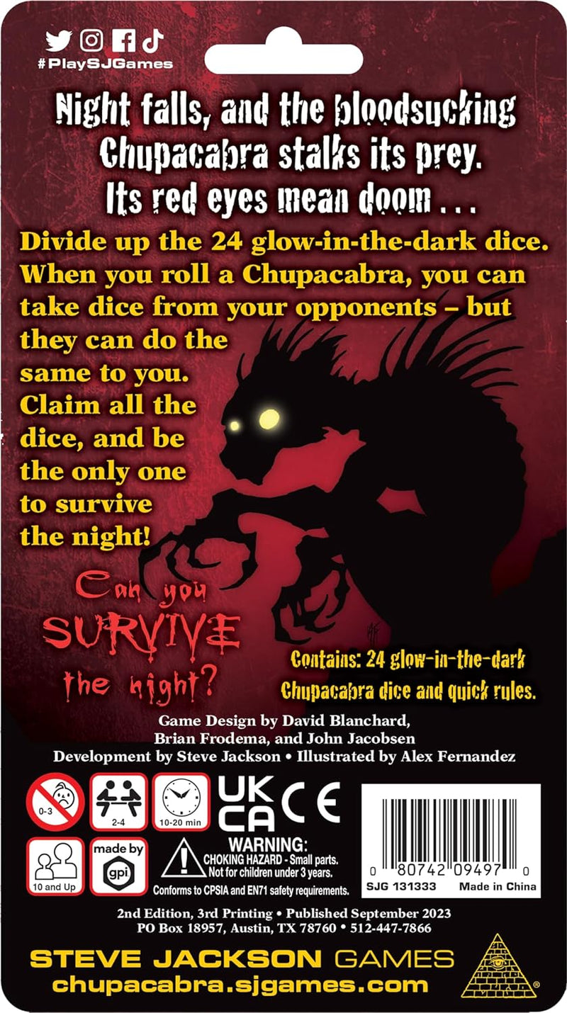 Chupacabra: Survive the Night Dice Game