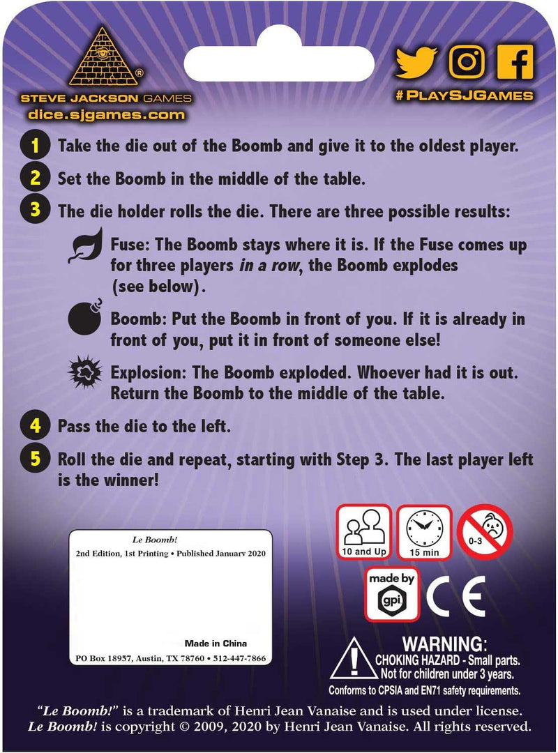 Le Boomb!: Blue Party Game