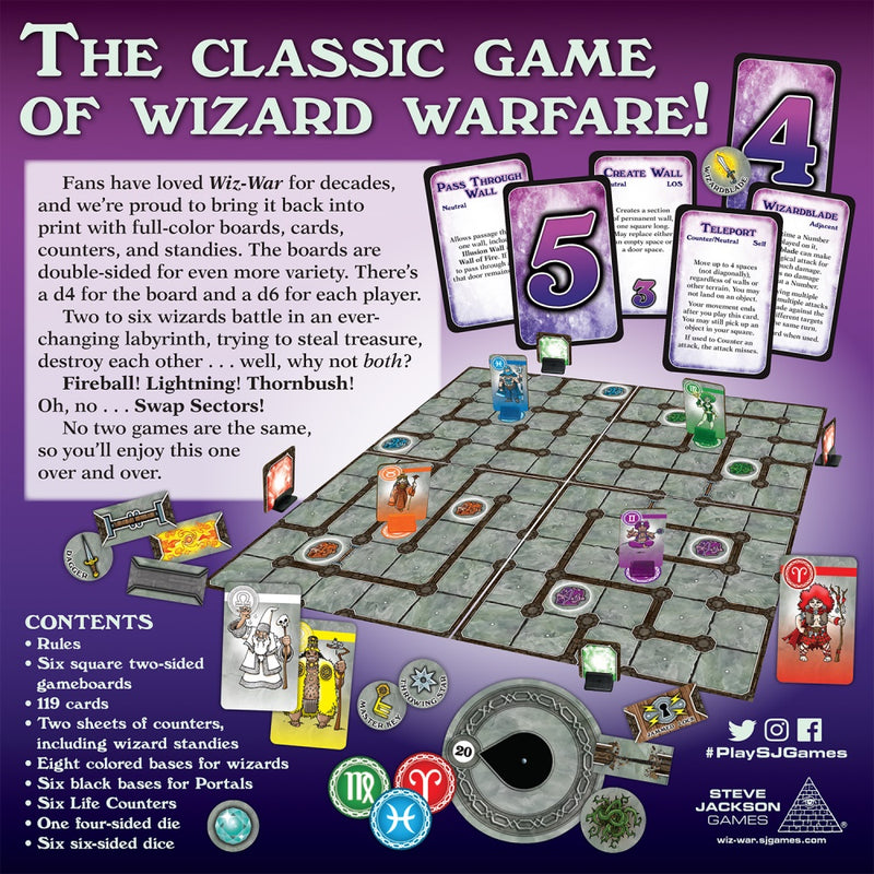 Wiz-War (9th Edition) | The Classic Game of Wizard Warfare!
