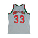 Milwaukee Bucks Kareem Abdul-Jabbar 1971-72 7th Silver Swingman Jersey