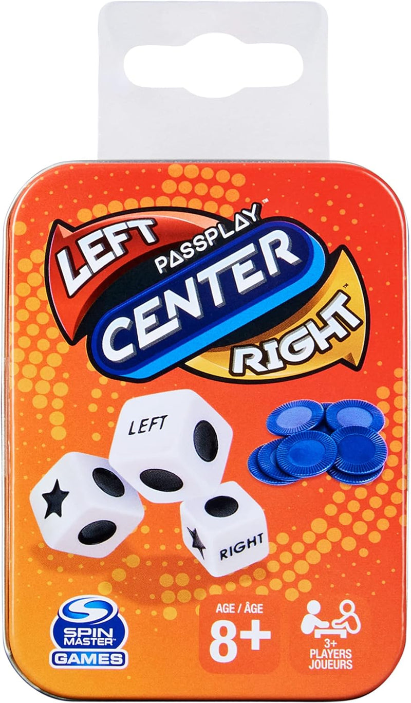Left Center Right Tin Dice Game