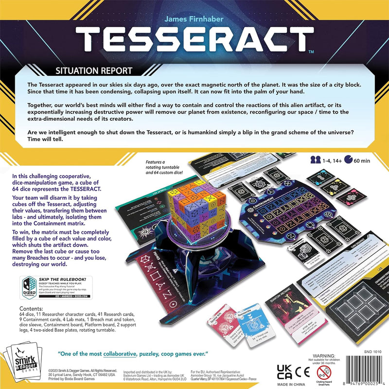 Tesseract Board Game | A Cooperative Dice Manipulation Game