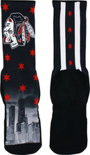 Rufnek Chicago Blackhawks Rep The Chi Socks