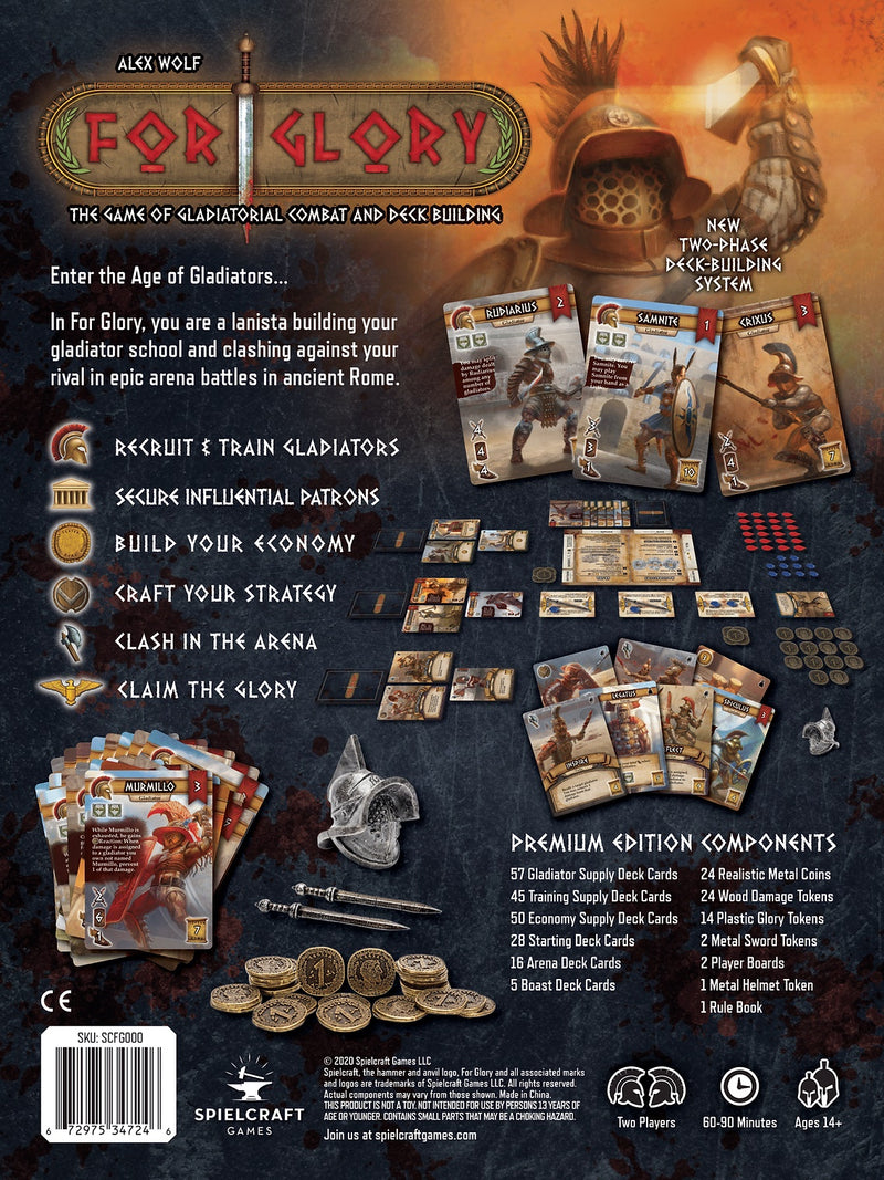 For Glory Premium Edition Board Game
