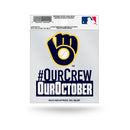 Milwaukee Brewers Static Cling Decal: