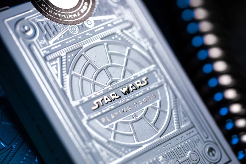 Star Wars Silver on White Playing Cards