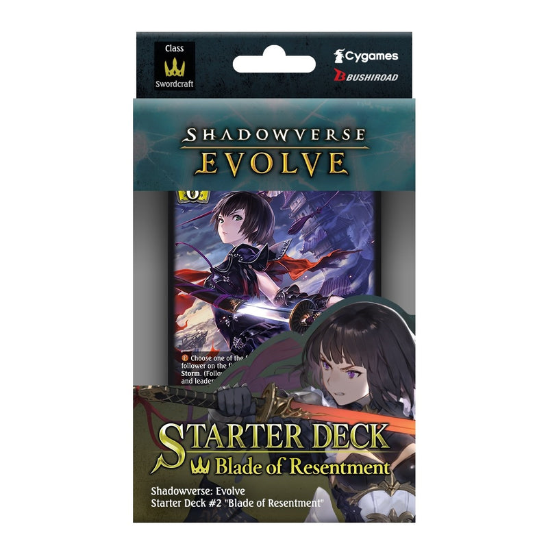 Shadowverse Evolve Blade of Resentment Starter Deck 02