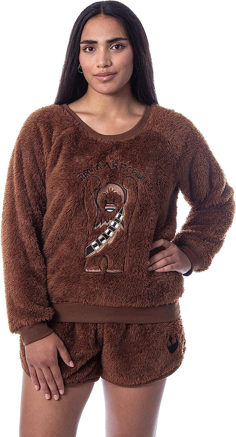 Star Wars Chewbacca Roar Women's Sweater & Shorts Pajama Set