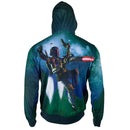 Star Wars Boba Fett Flying Men's Sublimated Zip Hoodie