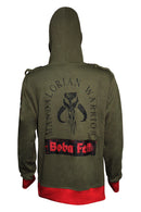 Star Wars Boba Fett Mandalorian Warrior Zip Hoodie