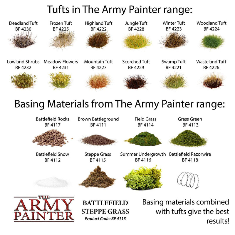 The Army Painter Battlefield: Steppe Grass Basing, 150 ml