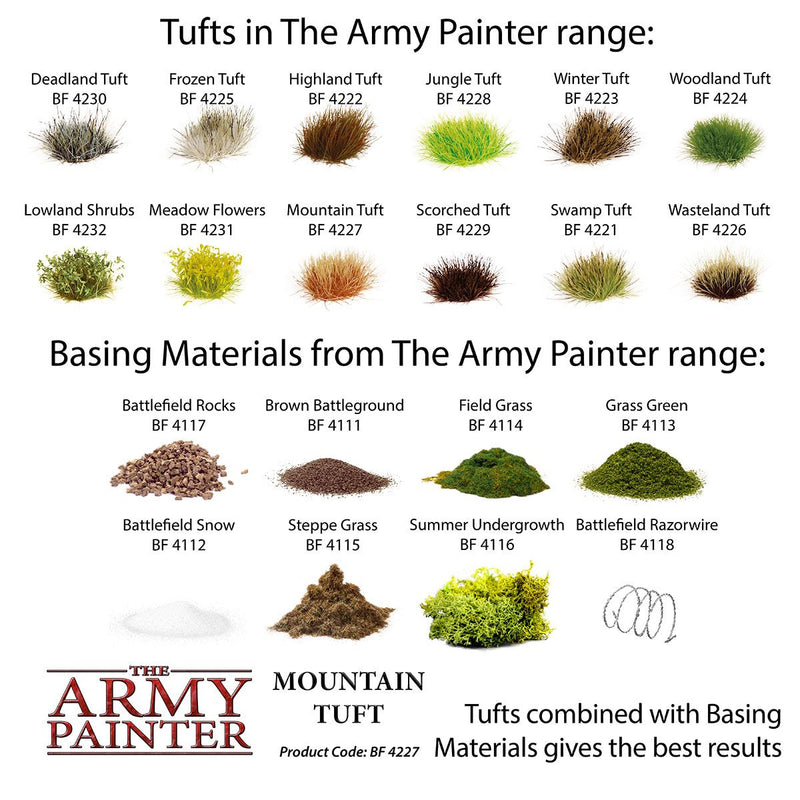 The Army Painter Battlefield Tufts: Mountain Tuft
