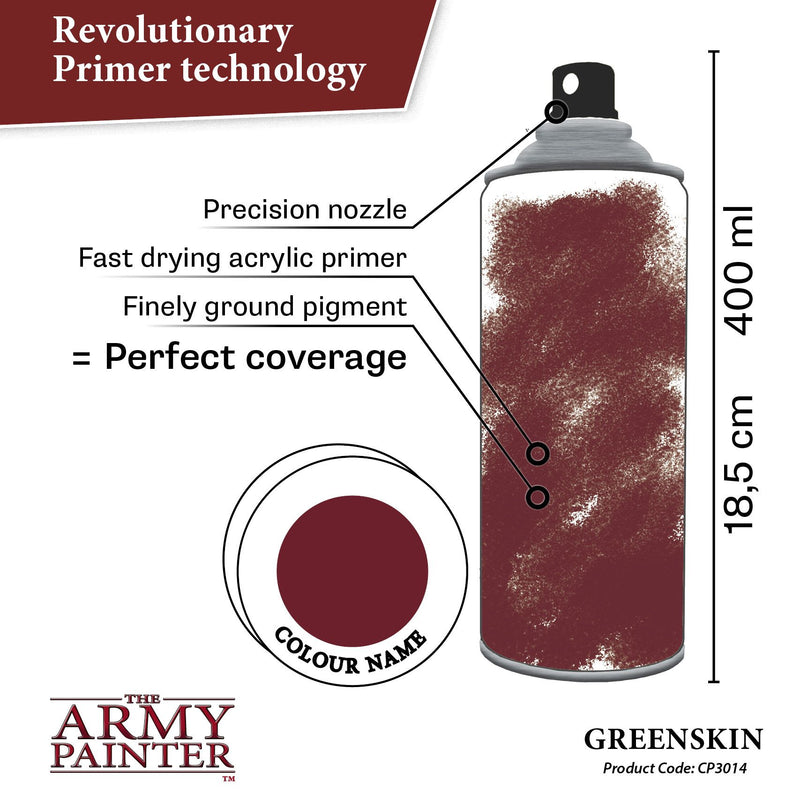 The Army Painter Colour Primer: Greenskin, 13.5oz