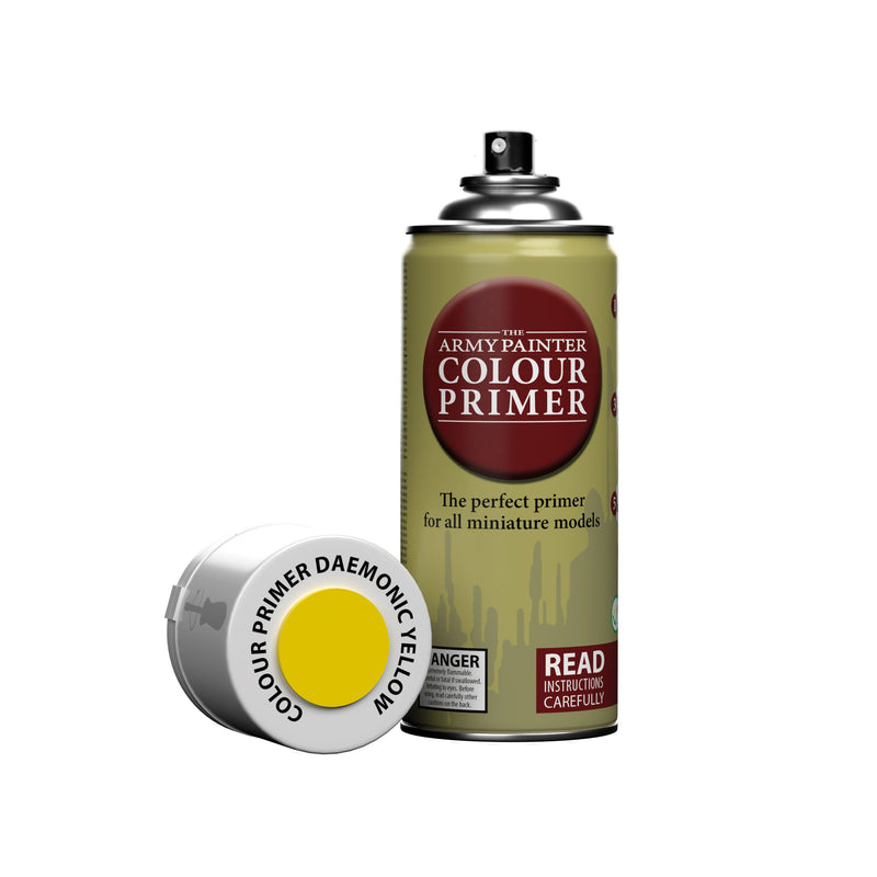 The Army Painter Colour Primer: Daemonic Yellow, 13.5oz