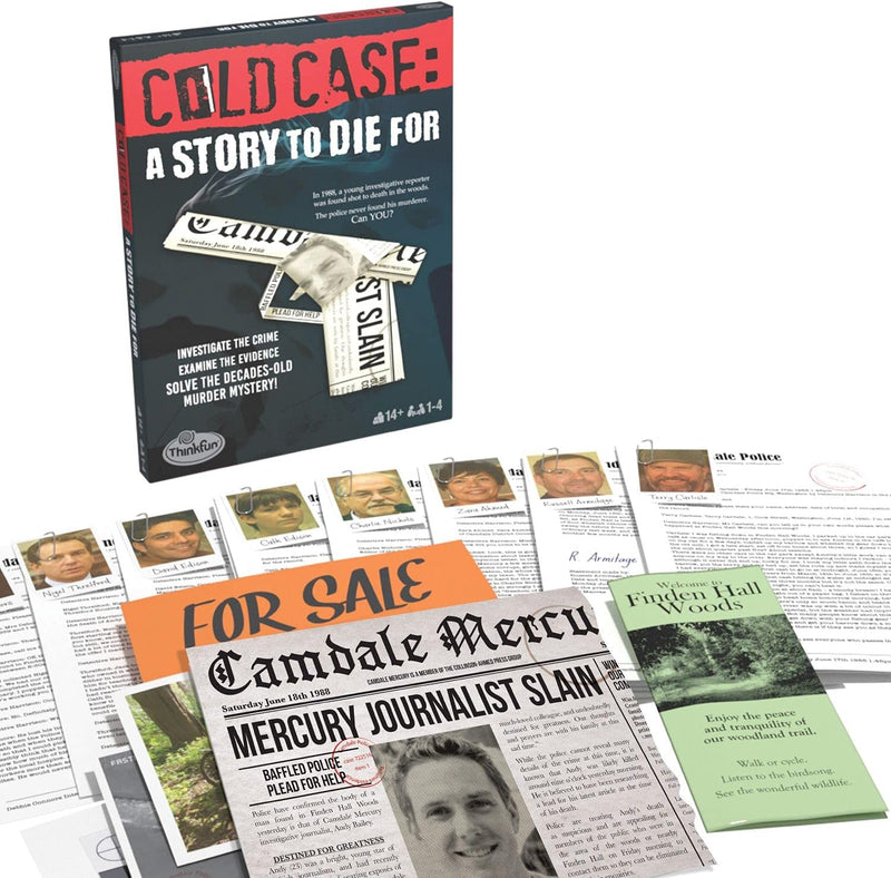 Cold Case: A Story To Die For | Murder Mystery Game in a Box